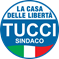 Simbolo della lista La Casa delle libert� - Tucci sindaco