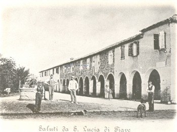 foto d'epoca di santa lucia di piave