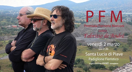 Locandina - Premiata Forneria Marconi canta De Andre'