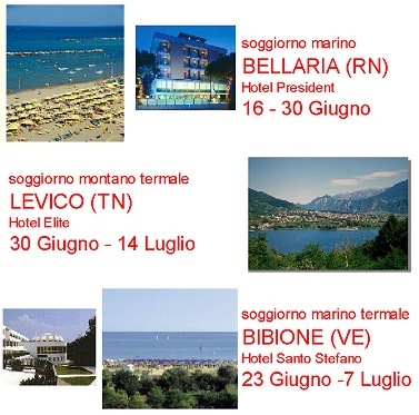 Soggiorni estivi per anziani